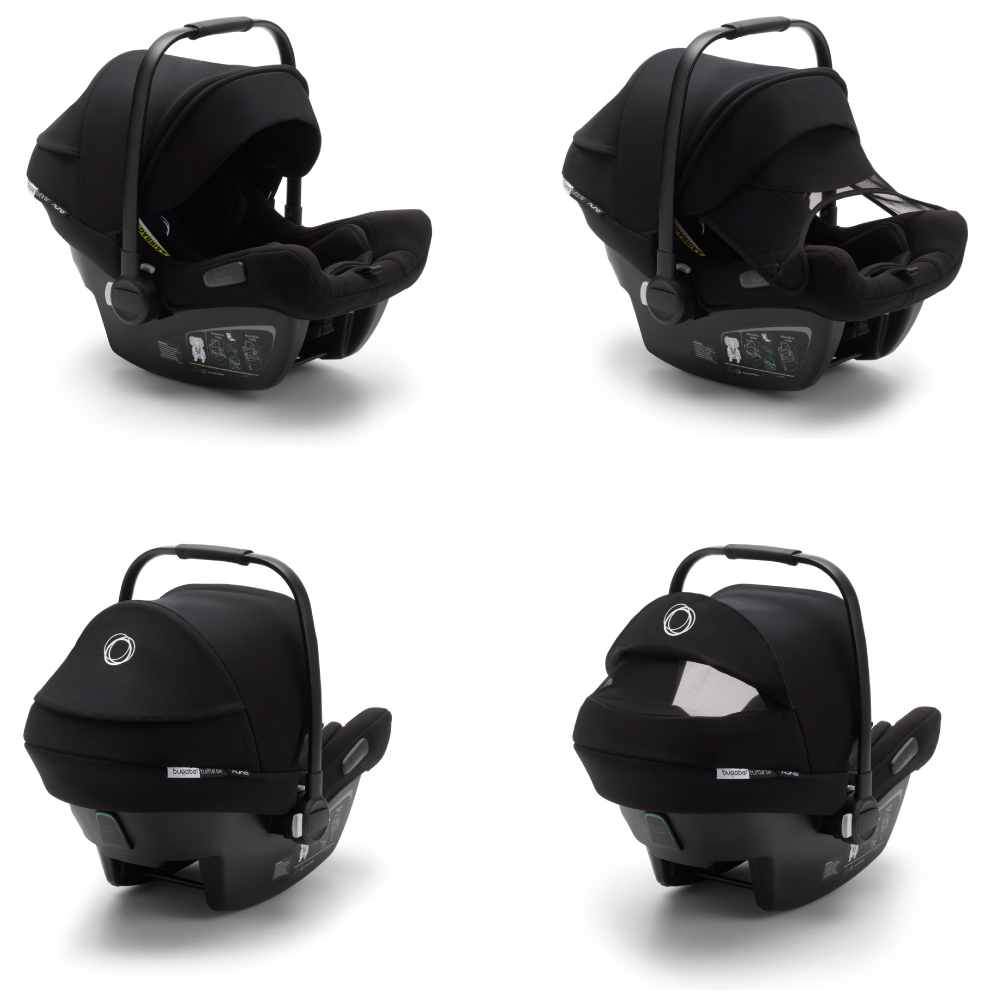 Scoica auto Bugaboo Turtle Air 360 Black, Rotire 360°