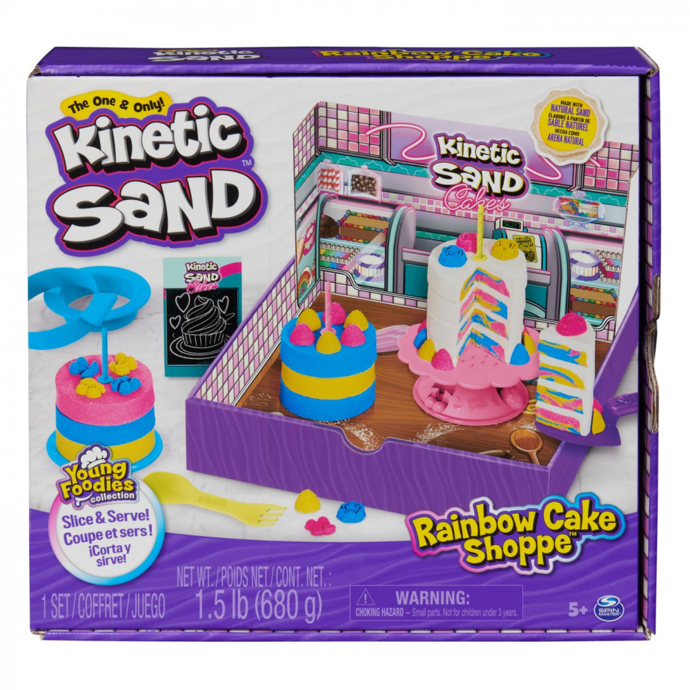 Kinetic Sand Set Cofetăria Curcubeu Spin Master
