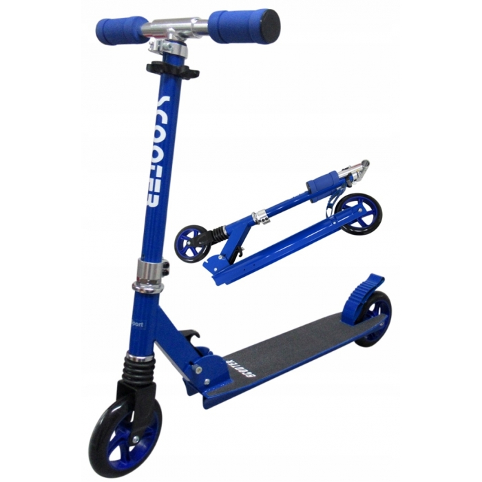 Trotineta R-Sport H5 Albastră, Pliabilă, 100 kg - imagine 3