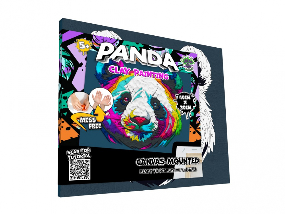 Splat Planet Panda - Set Modelaj Fără Murdărie