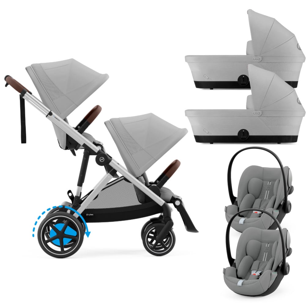 Carucior Gemeni Cybex e-Gazelle S + Scaune Auto
