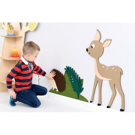Aplicație perete Ariciul în iarbă Moje Bambino - imagine 5