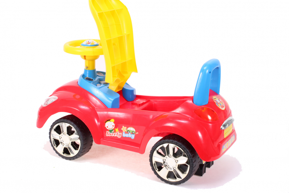 Masinuta Malplay Jupi Car Red, Far Pedale - imagine 4
