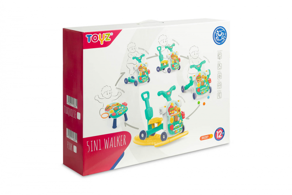 Toyz Antepremergator 5in1 Transformabil Roz