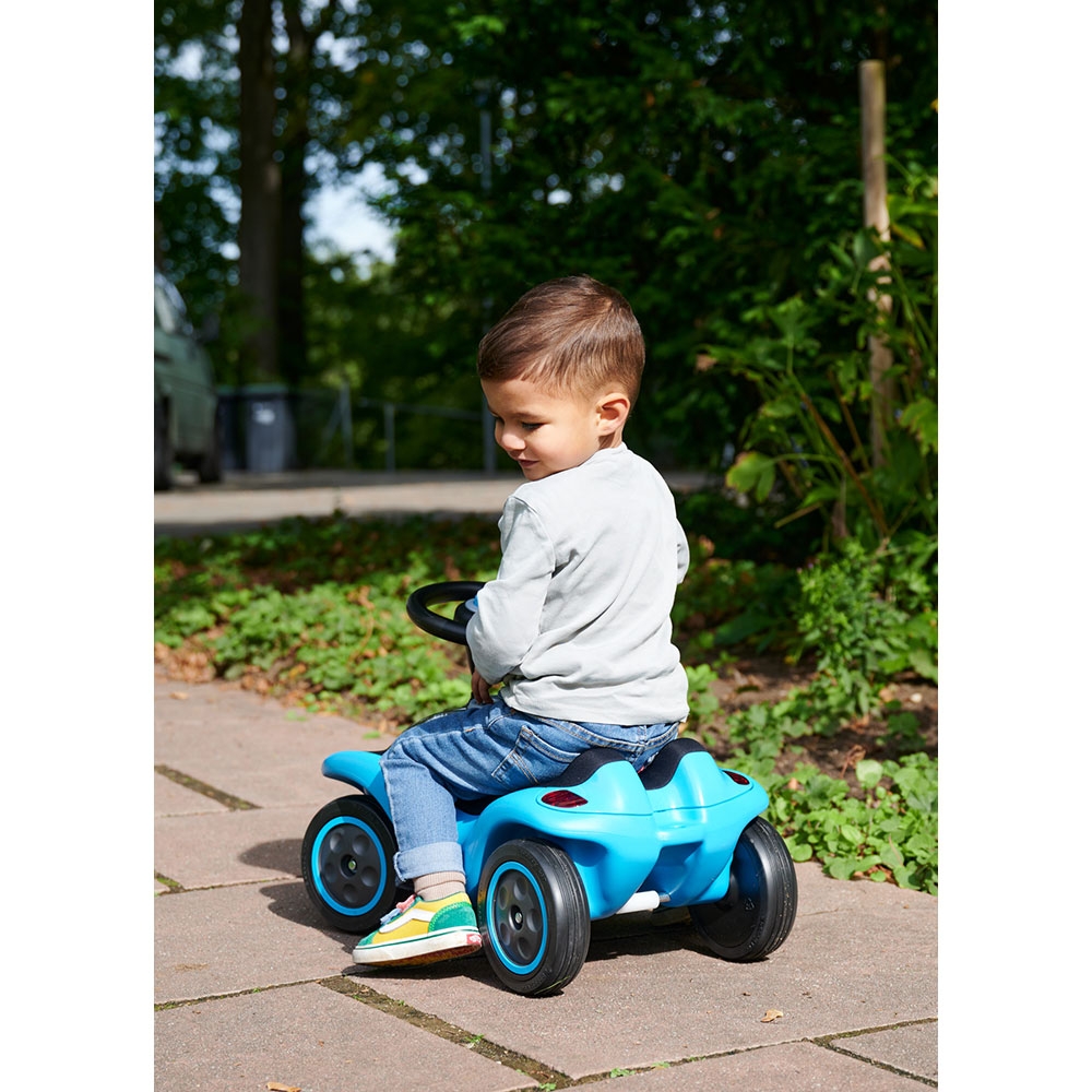 Masinuta Big Bobby Car Next Blue, Faruri LED, Big - imagine 6