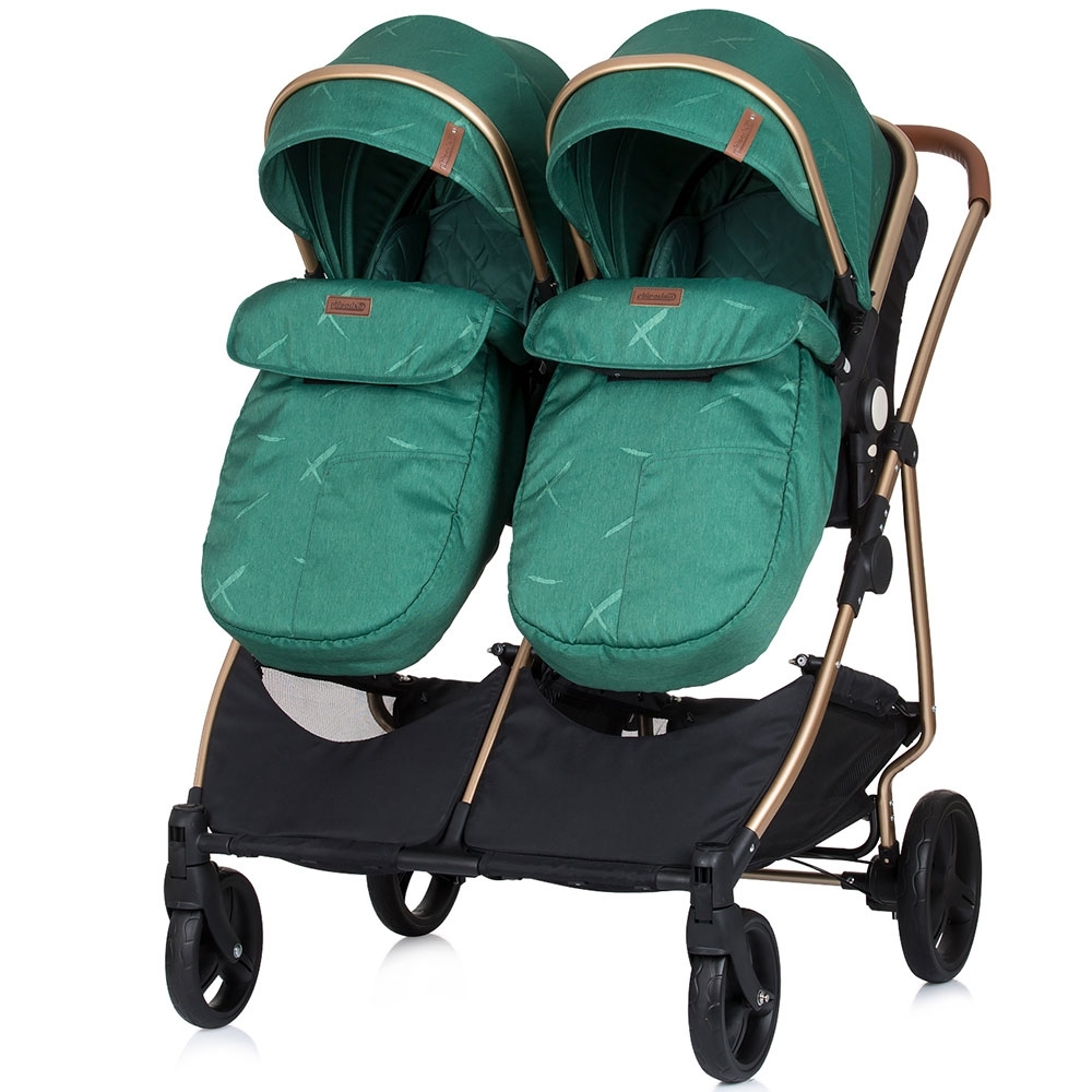 Carucior Gemeni Chipolino Duo Smart 2in1, Avocado - imagine 8