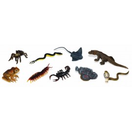 Tub 9 Figurine Creaturi Veninoase Safari Ltd - imagine 10