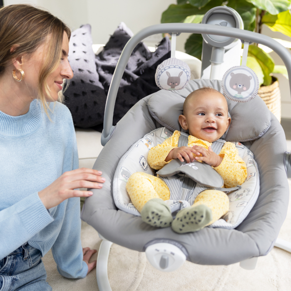 Leagan 2in1 Joie Serina Walnut - Rotativ - imagine 3