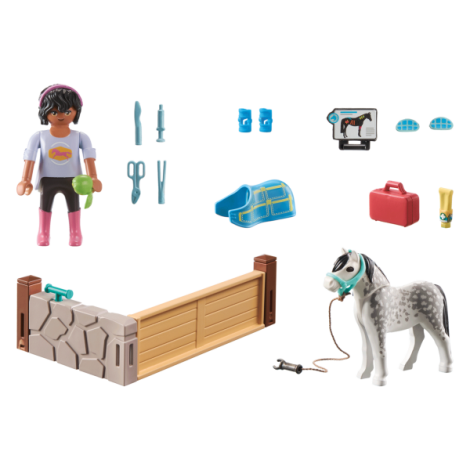 Playmobil Terapeutul de Cai | Jucarie Educativa - imagine 2