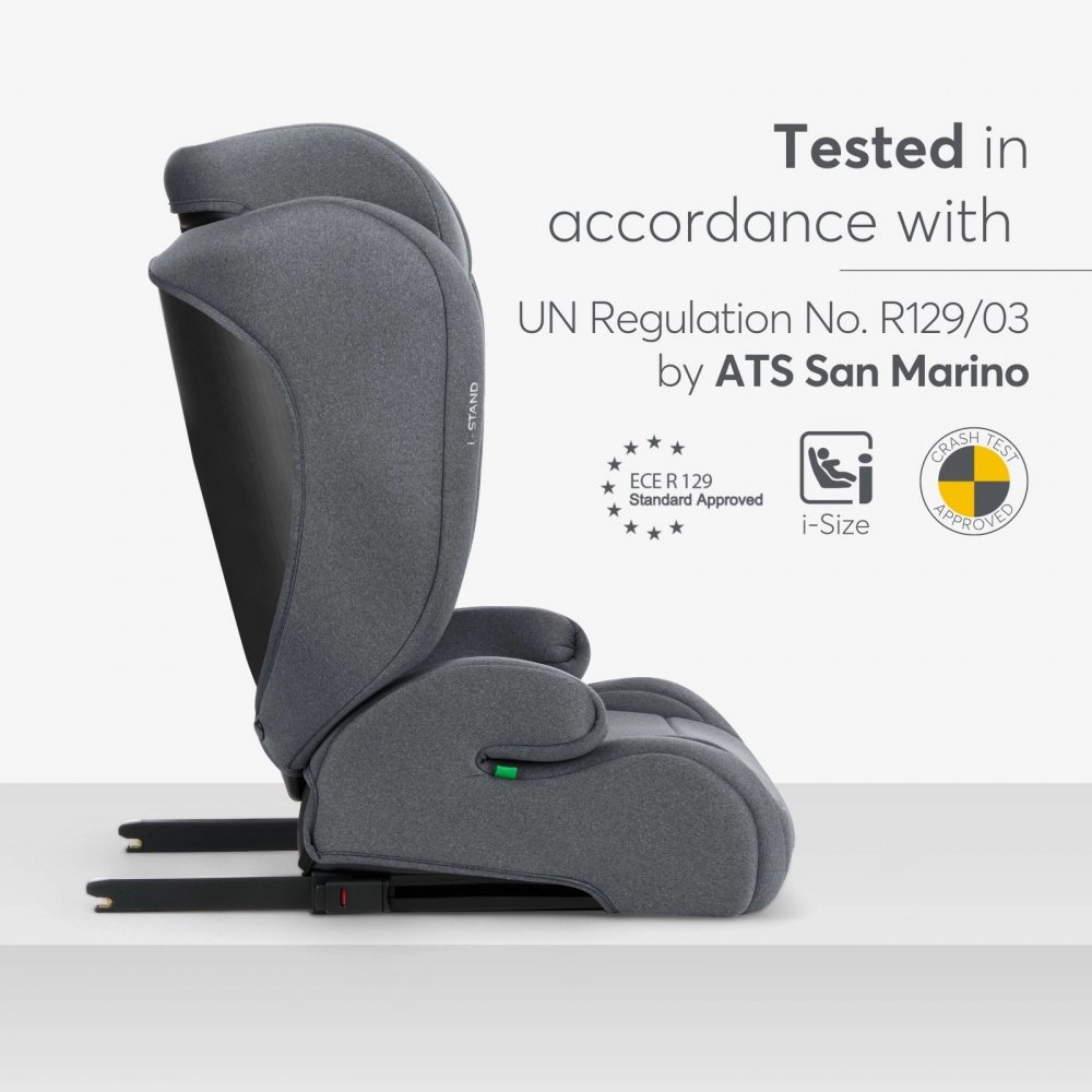 Scaun Auto KikkaBoo i-Stand Isofix, 100-150 cm - imagine 6