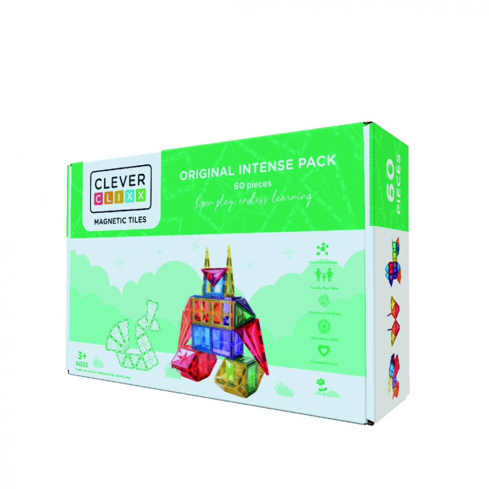 Set Magnetic Cleverclixx 60 Piese | Creativitate
