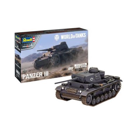Tanc Panzer III Revell | Kit Model World of Tanks