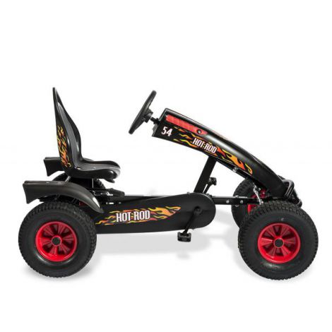 Kart Hot Rod BF1 Dino - Negru, Frână Pedale - imagine 4