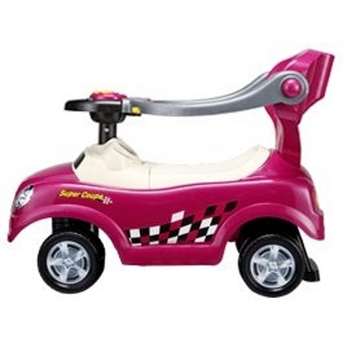 Ecotoys Mini Cooper Roz, Masinuta de Impins 1-3 Ani - imagine 4