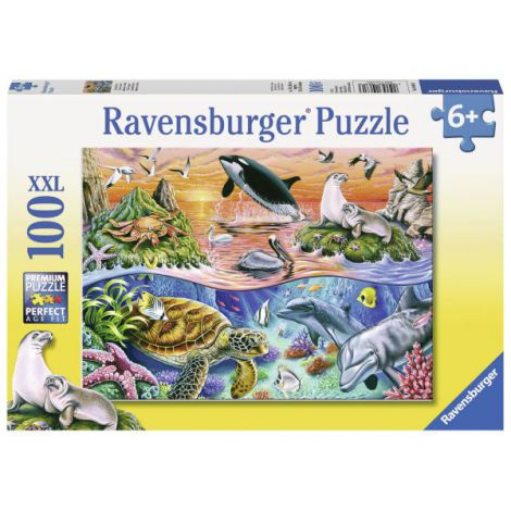 Puzzle Ravensburger Minunatul Ocean, 100 piese